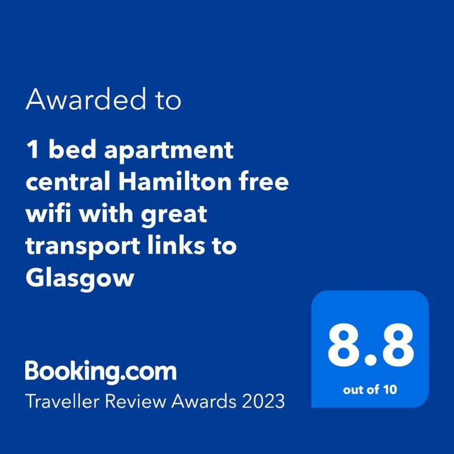 1 Bed Apartment Central Hamilton Free Wifi With Great Transport Links To Glasgow Exterior photo